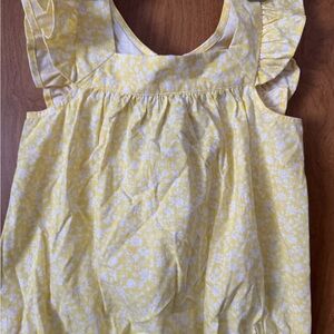 Cat & Jack Yellow Floral Girls Dress